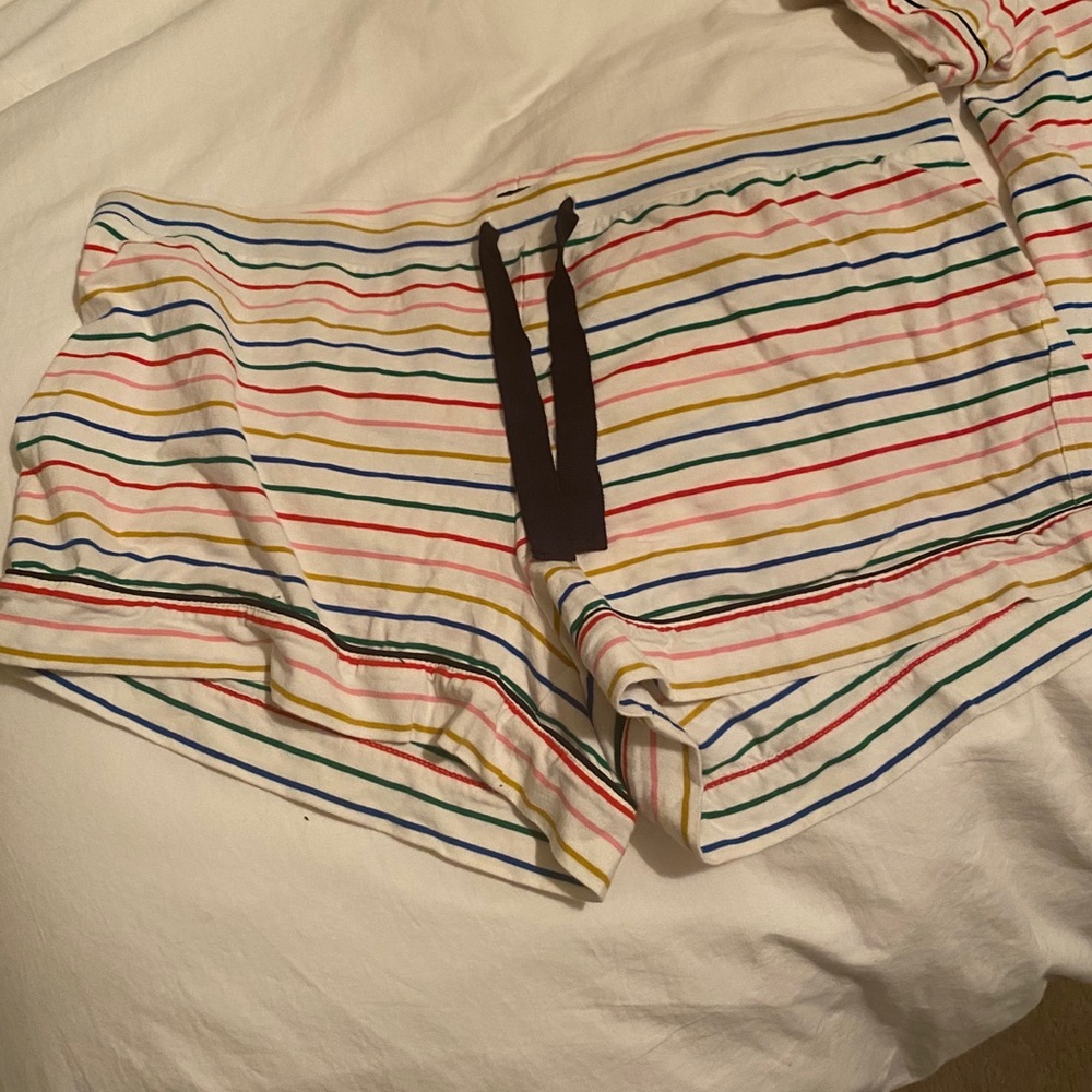 J crew striped pajama set